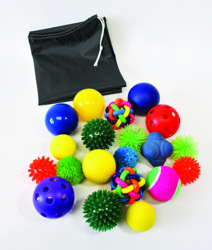 Lot de 20 balles sensorielles