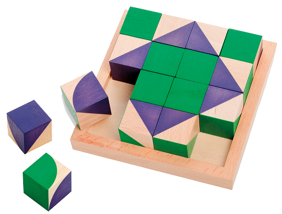 Puzzle forme en bois