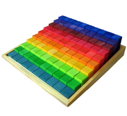 Blocs 4x4 Stepped counting blocks